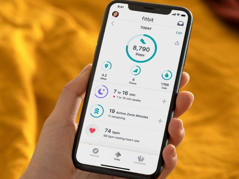 application mobile fitbit